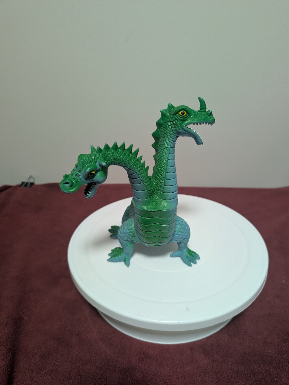 Vintage 1983 Imperial Toys Two Headed Dragon